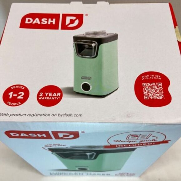 DASH Hot Air Popcorn Popper Maker with Measuring Cup to Portion Popping Corn New - Picture 6 of 6